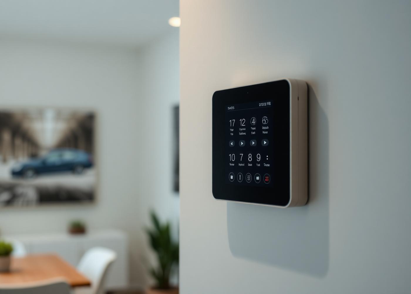 Smart security touchscreen panel